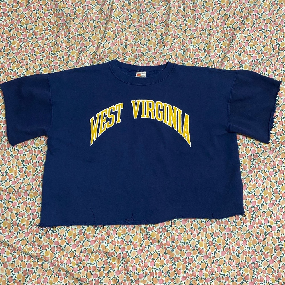 Short sleeve sweatshirt